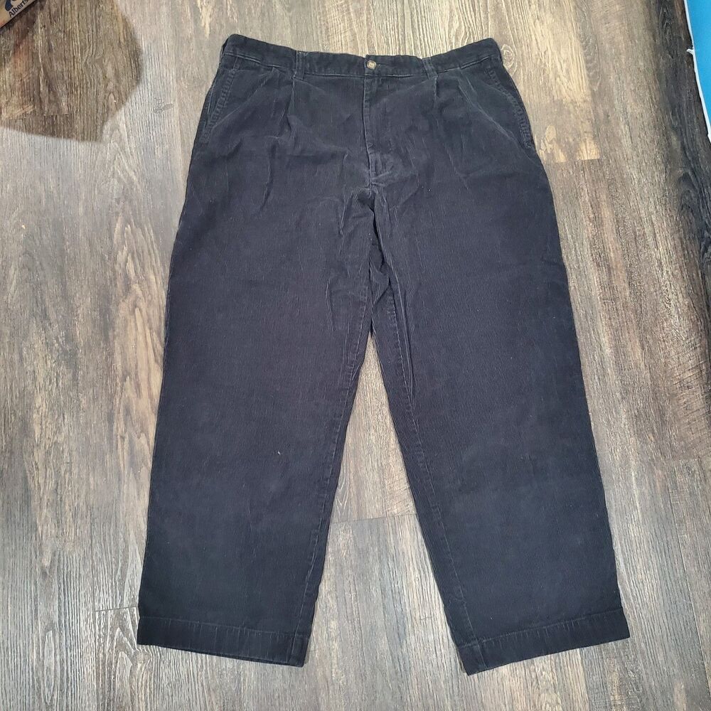 LL Bean Corduroy Pants Size 30x40 Double L Natural Fit